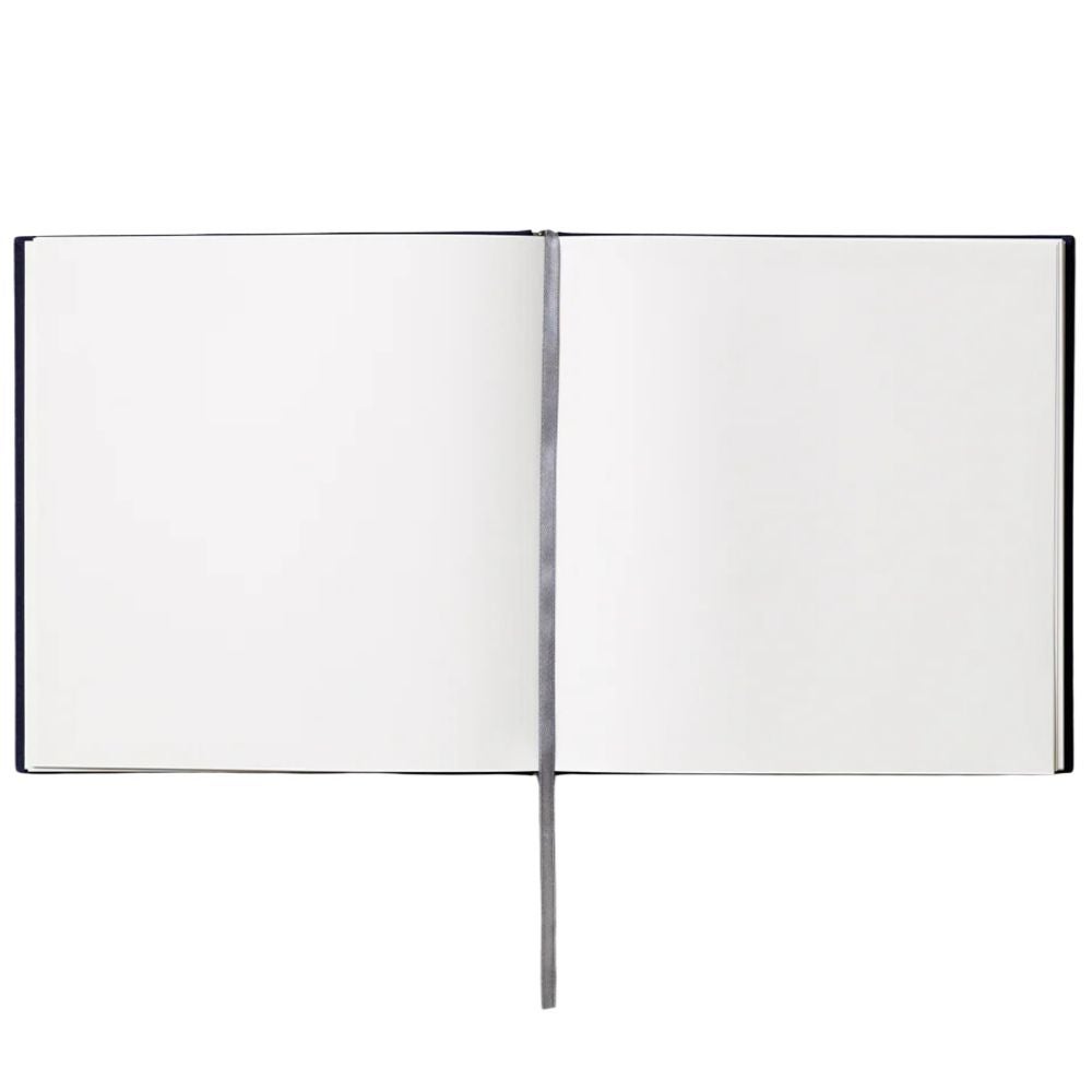 Guest Book - Grey/Navy