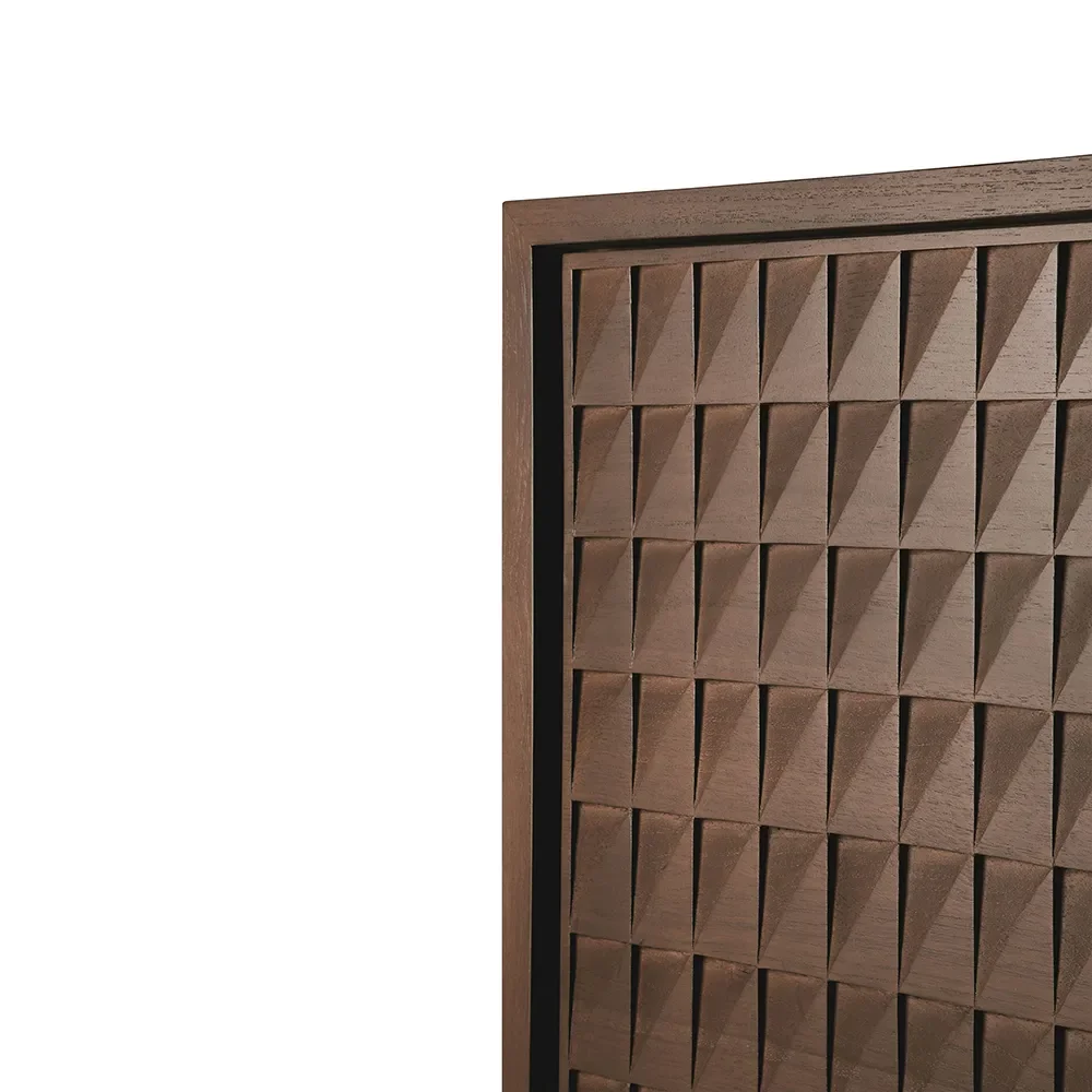 TV Cabinet in Teak Sono Light Brown L160 cm
