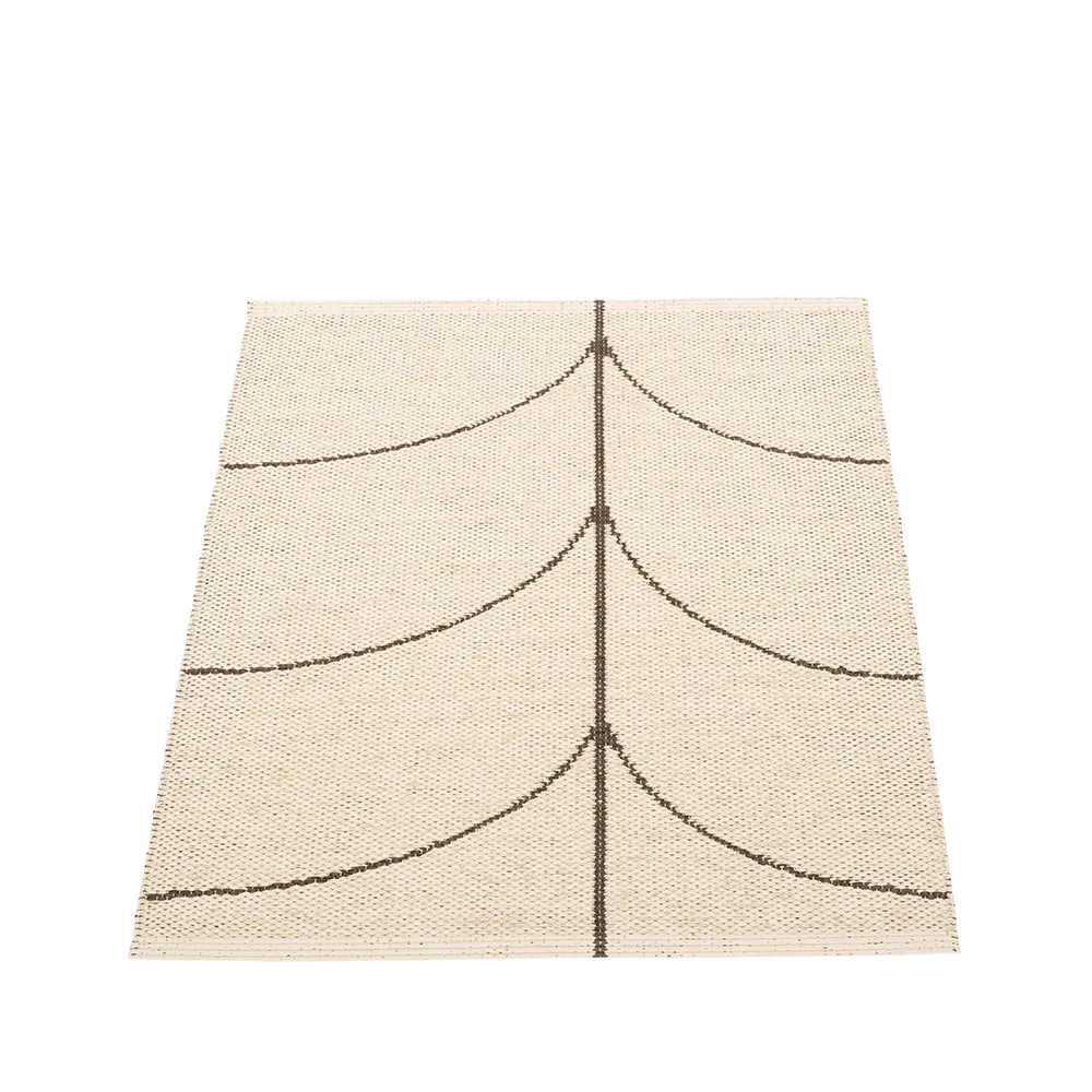 Woven Rug Leif Dark Brown 70x90 cm