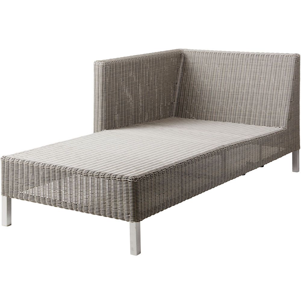 Connect chaise longue Right Taupe