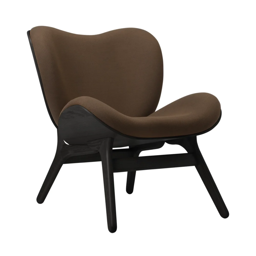 A Conversation Piece Lounge Chair Black Oak/Mocca