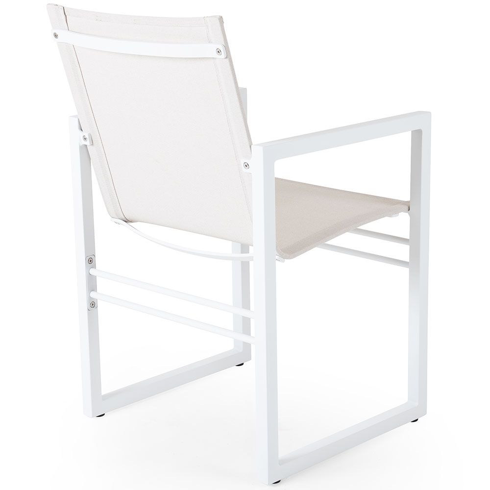 Vevi armchair white/white