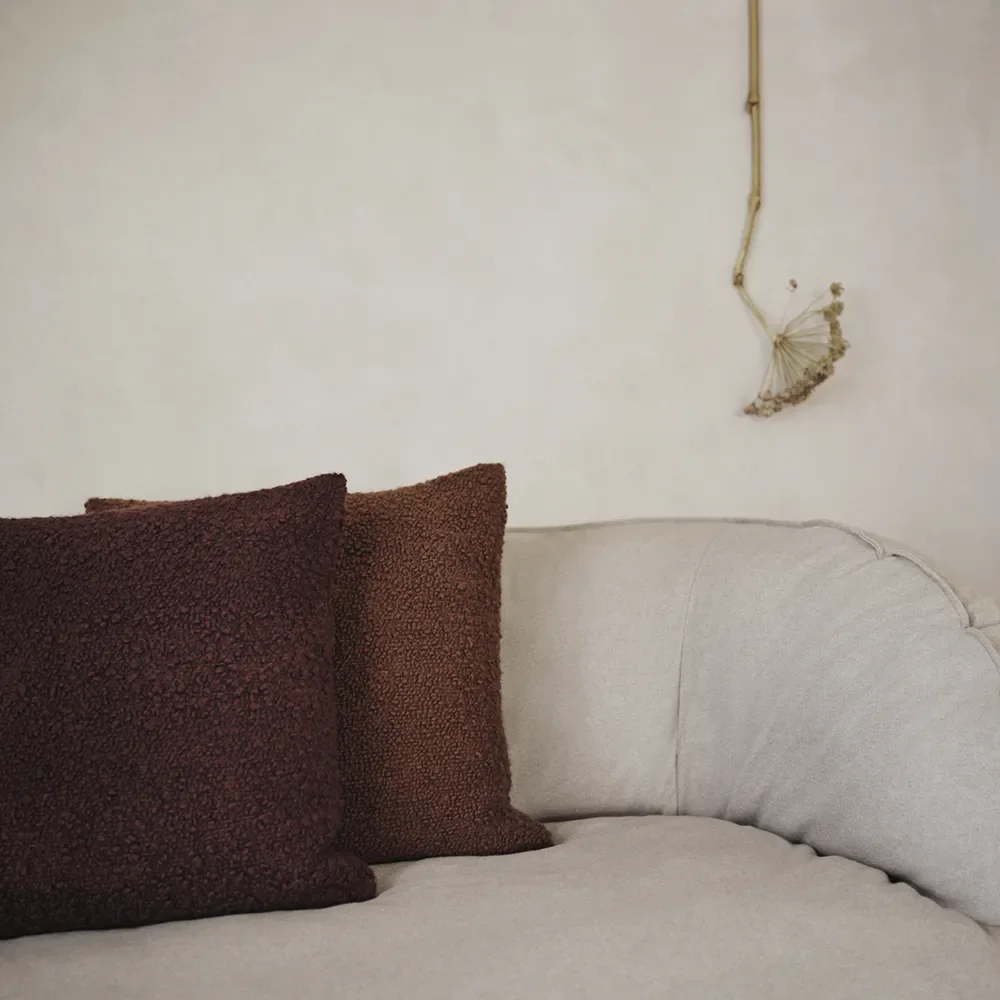 Cushion Cover Wool Moor Dark Pecan