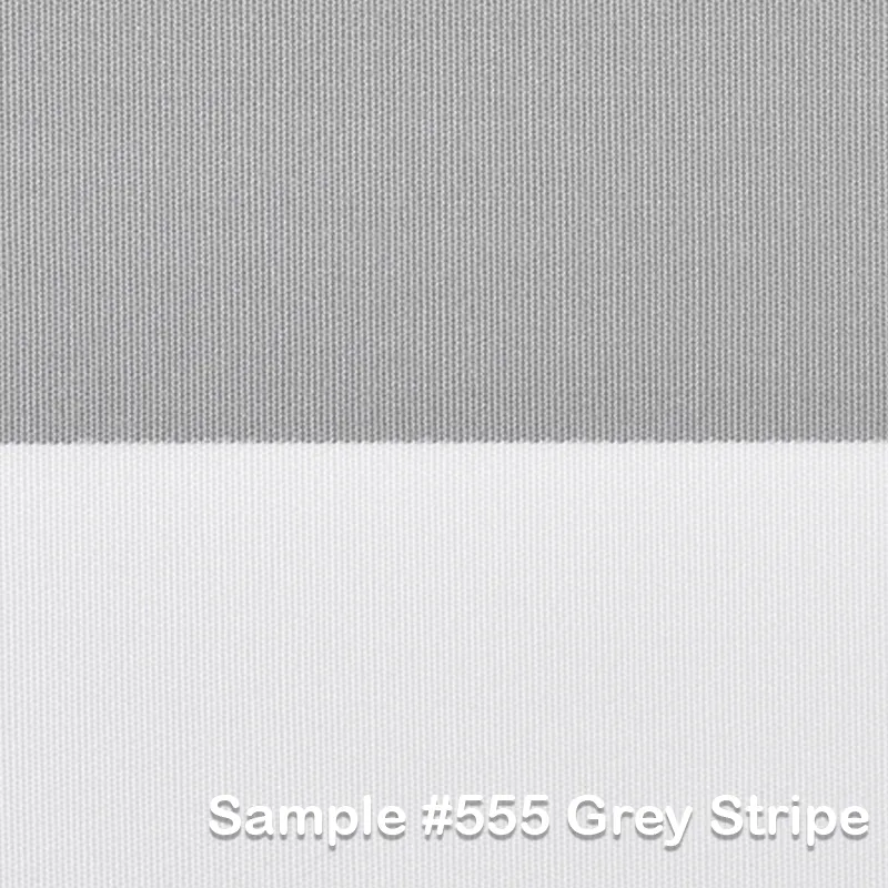 Fortello 400 cm parasol alu Cat.5 555 Grey Stripe