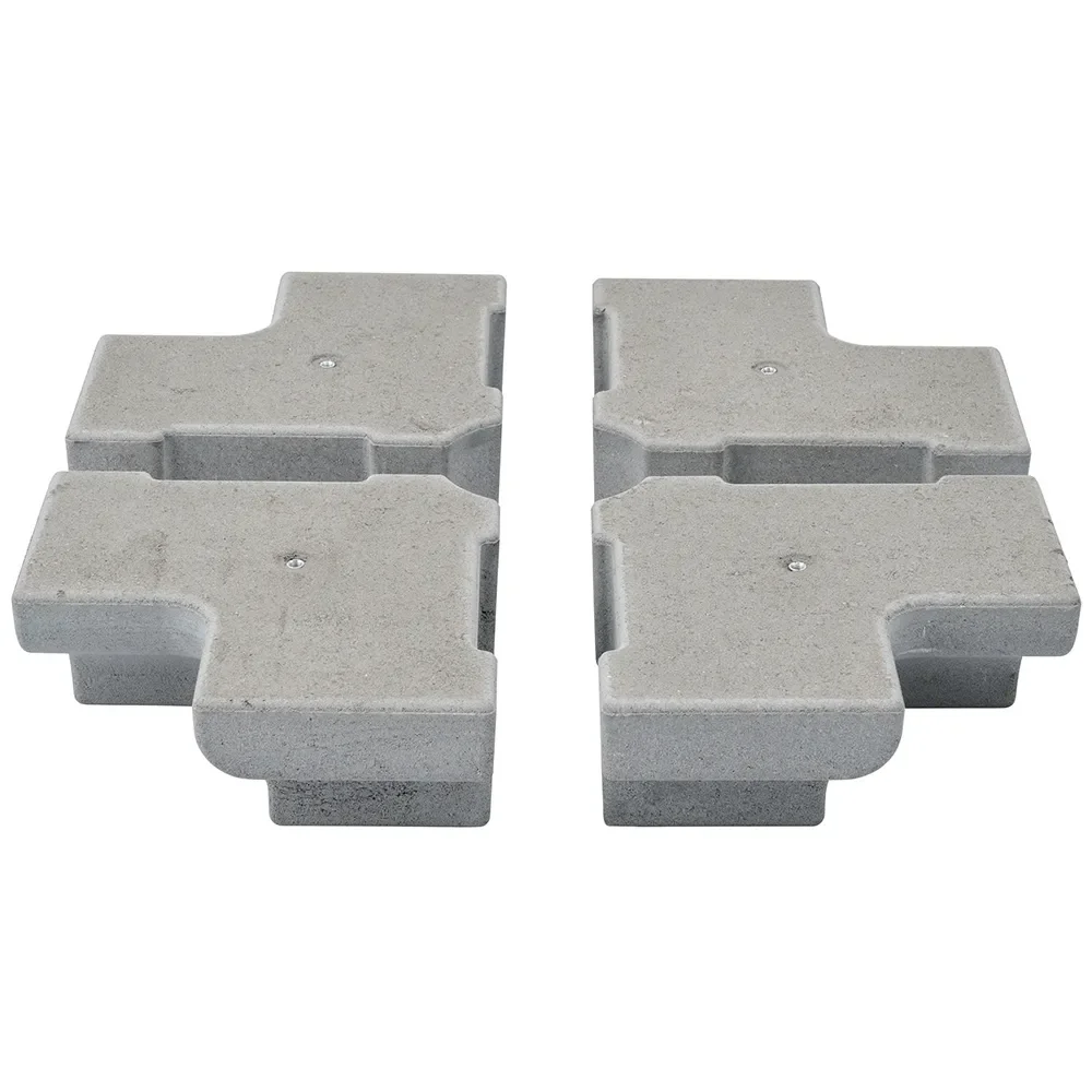 Weight set 4 pcs ca. 90 kg concrete