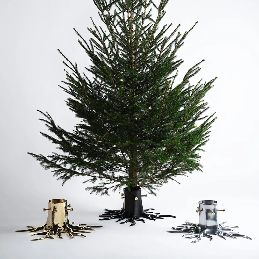 Christmas tree base Gold