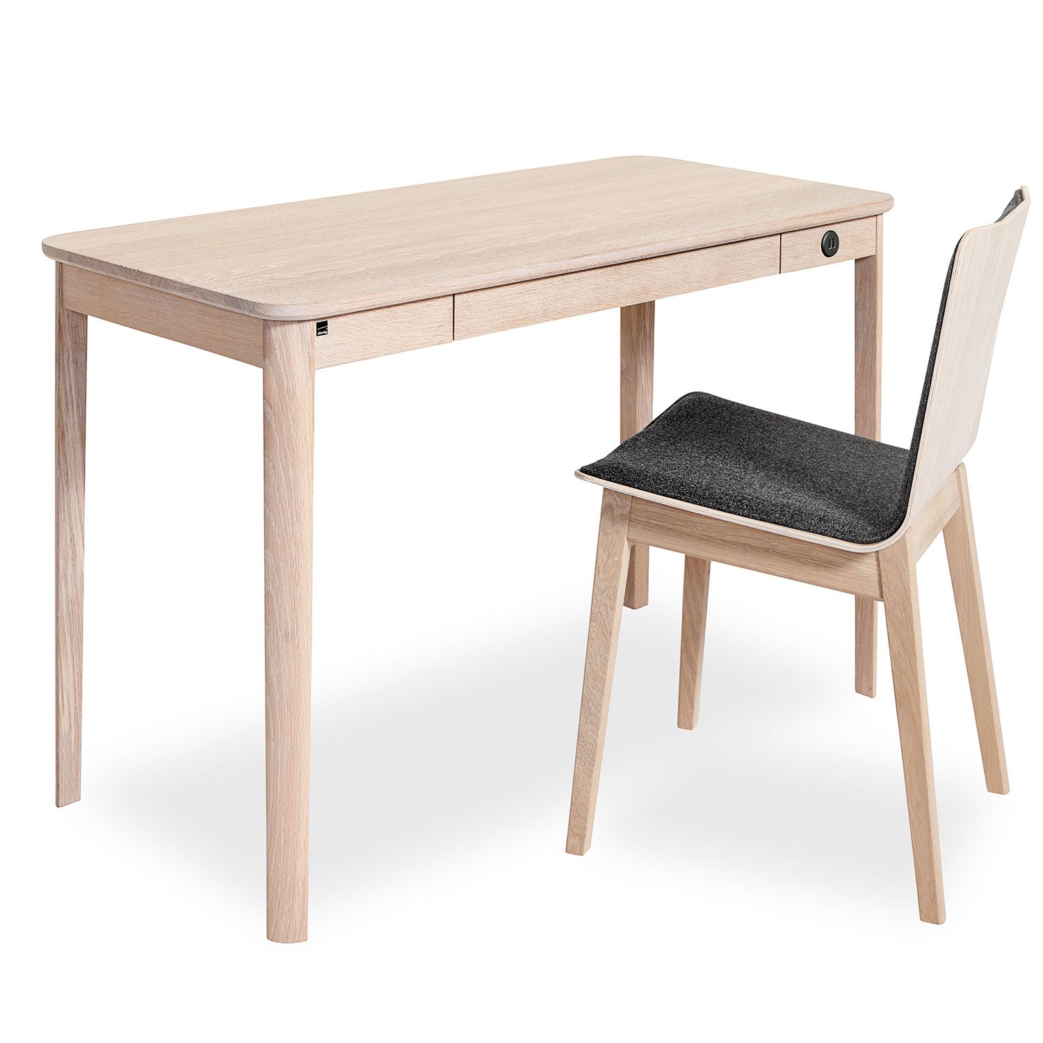 Sm131 Desk Black Oak Lacquer 115X55X74cm