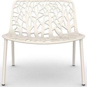 Forest lounge chair Creamy White