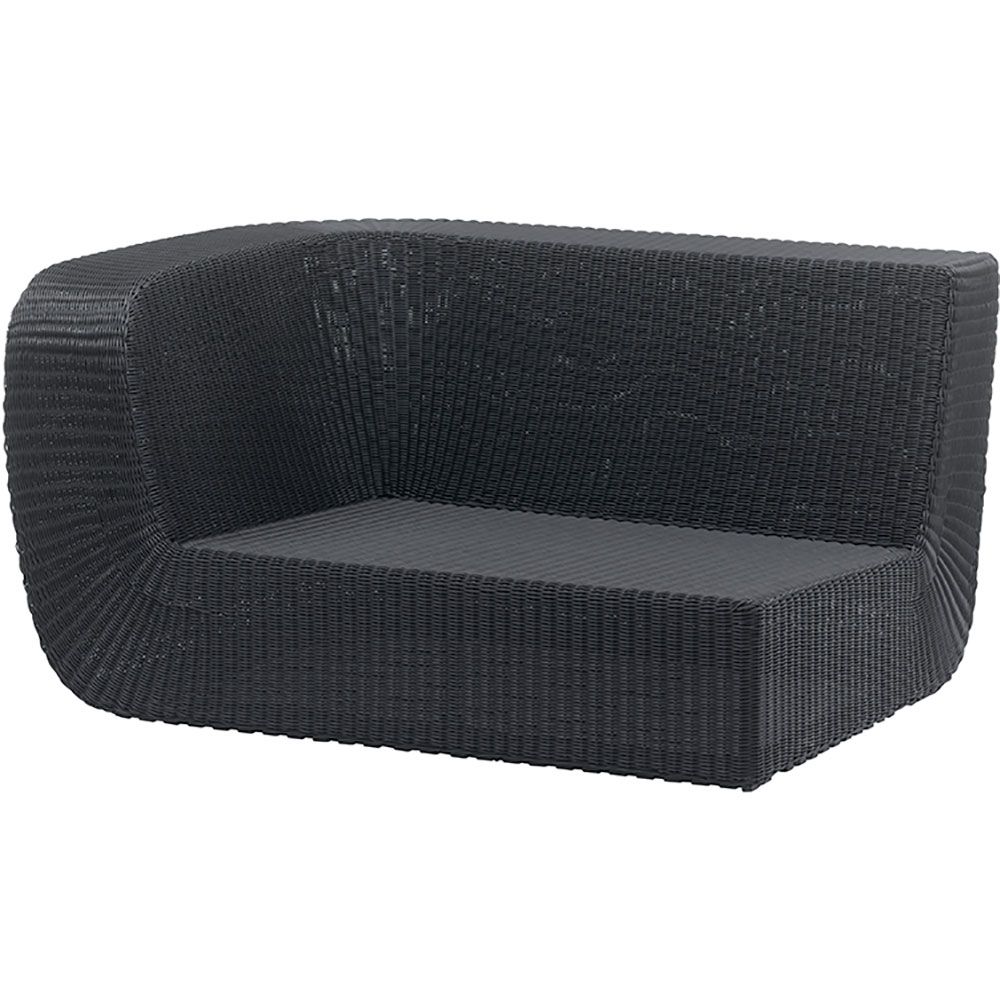 Savannah 2 seater. Sofa Right Module Black