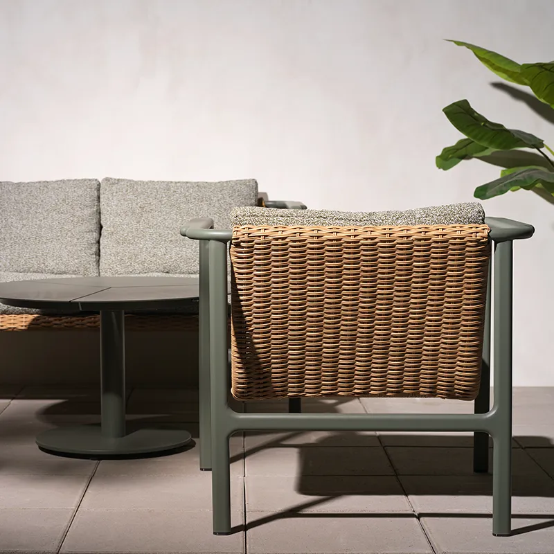 Motty armchair     Nordic green / Teddy Verde