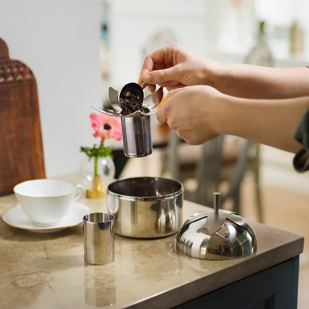 Blad Coffee and Tea Jar Steel Small