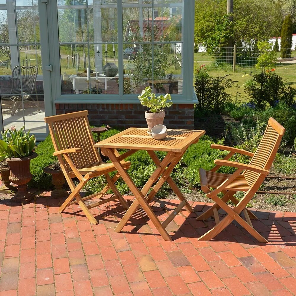 Turin armchair natural teak