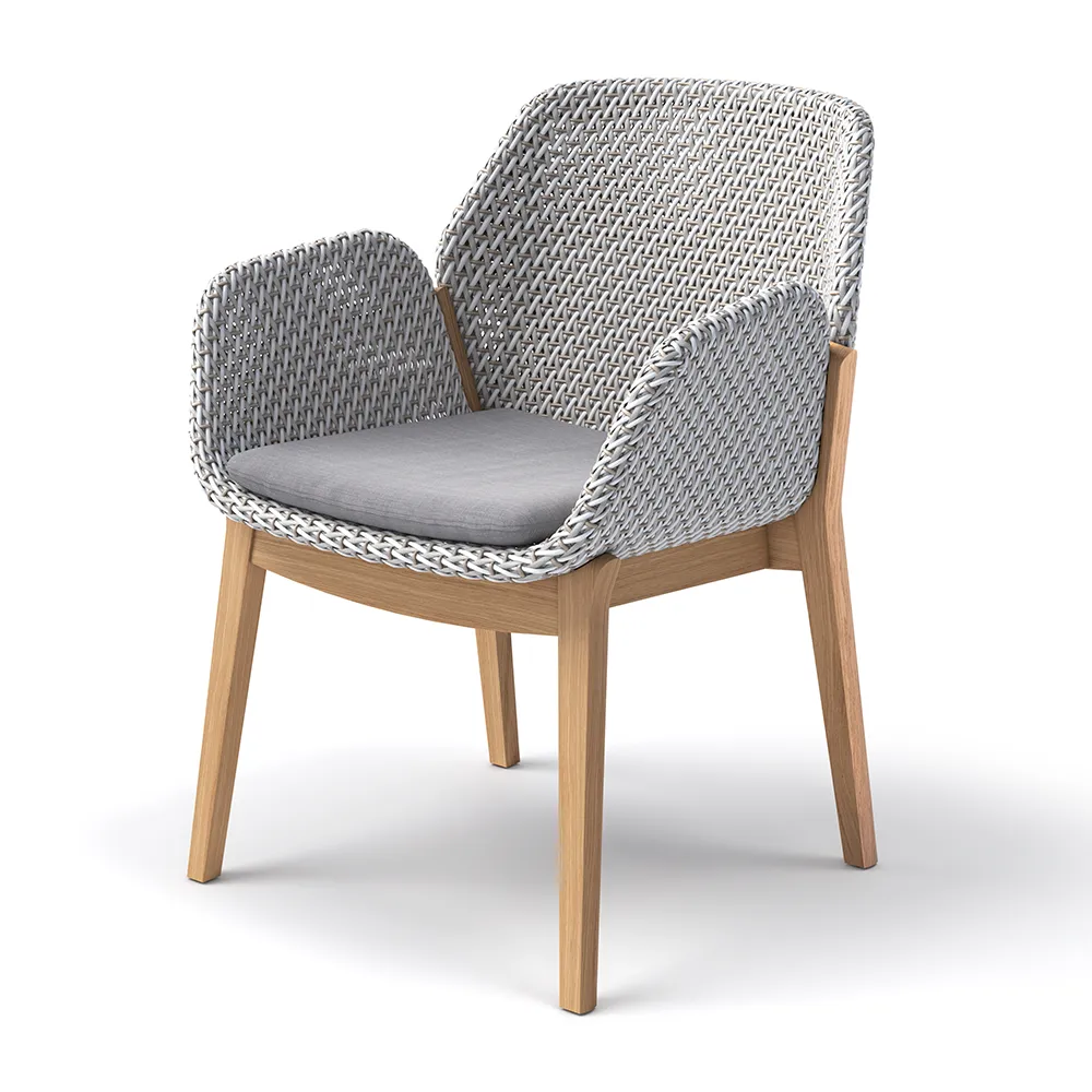 CALADIO armchair DF3 teak 0205 kapok 0239