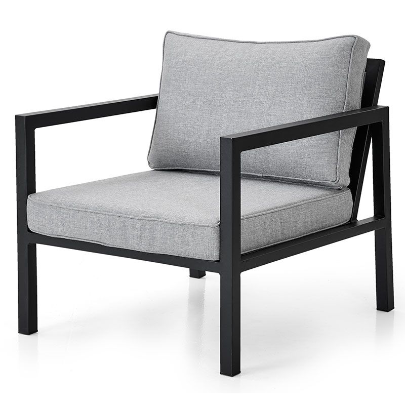 Belfort armchair black/grey