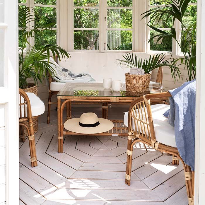 Astrakan 2-seater sofa natural/white