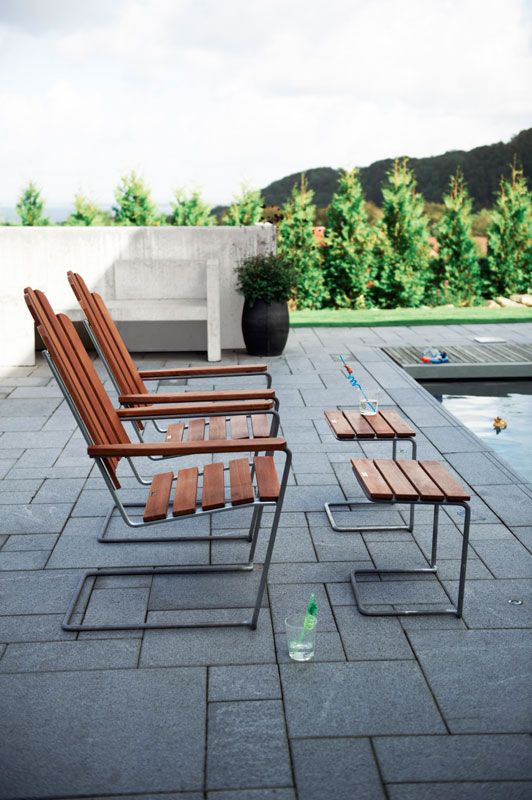 Pallet A3 Untreated Teak / Hot dip galvanised Frame