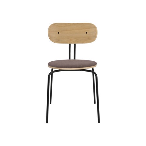 Curious Dining Chair Oak/Black Metal Monrose