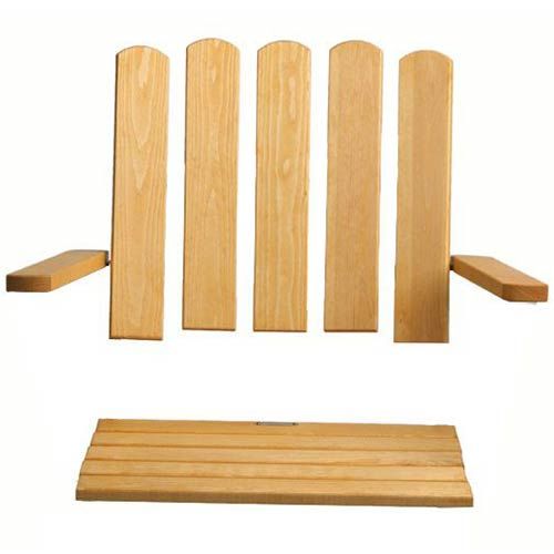 Wooden set A2, 45 Cm Untreated Pine, Incl. Screw 45 Cm Seat width