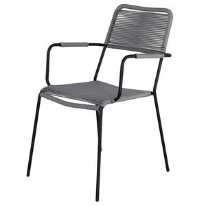 Lindos Armchair Grey 2-pack