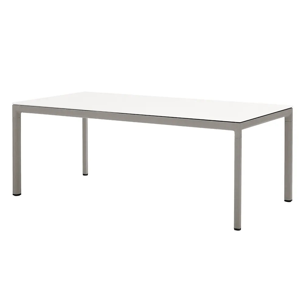 Drop dining table base 200x100 cm Taupe
