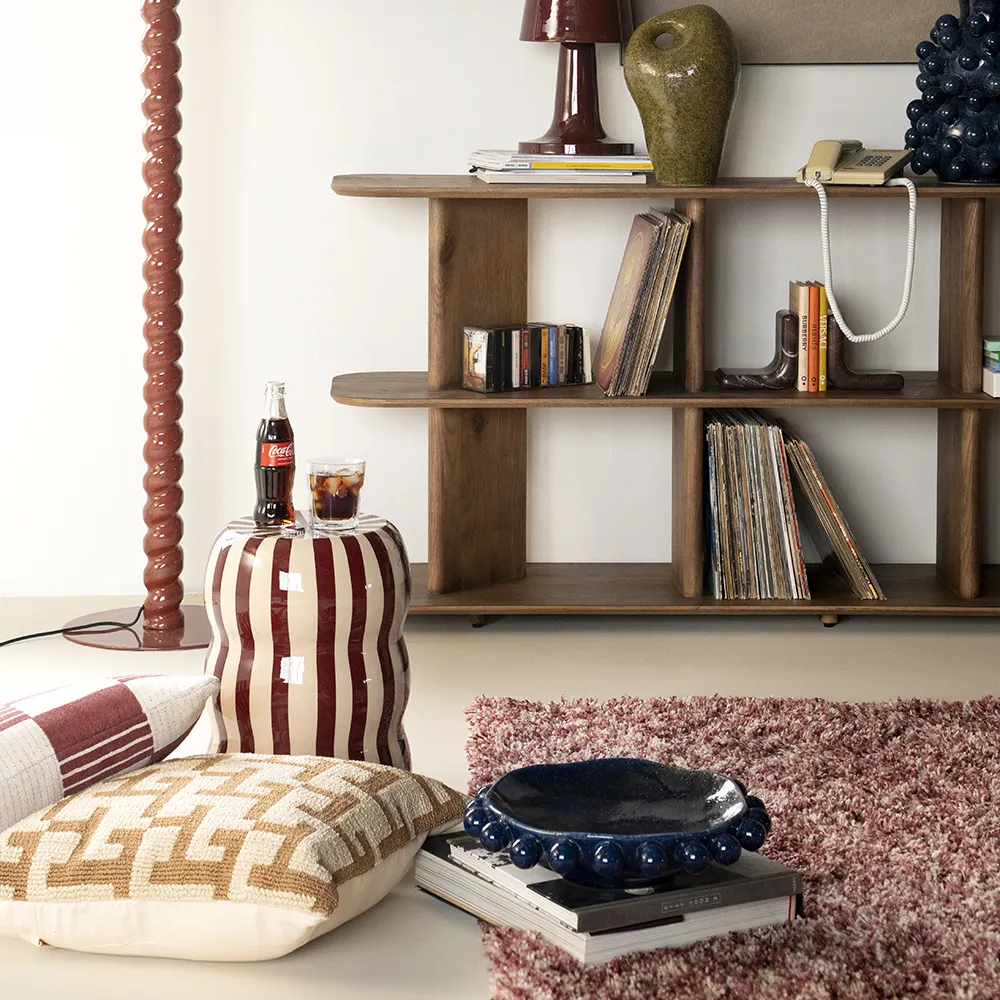 Rug Mixi Burgundy 190x290 cm