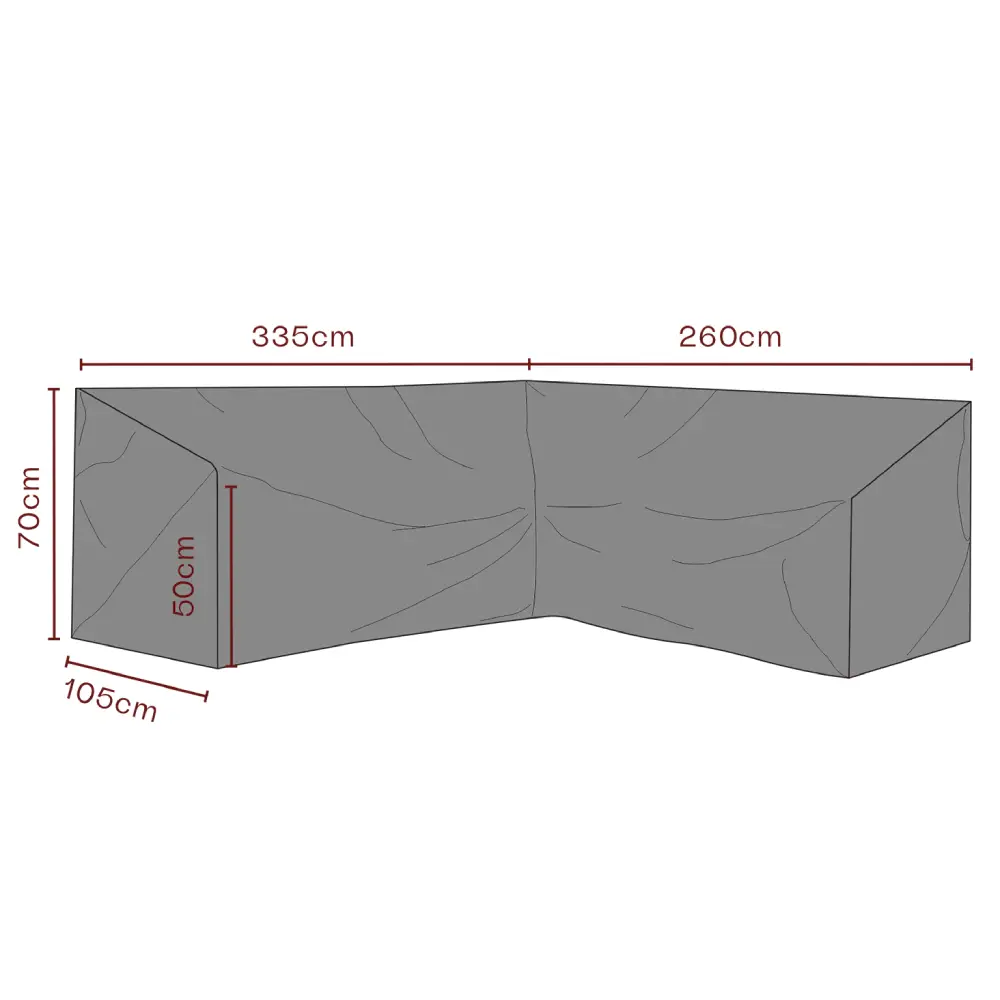 Furniture cover Corner sofa 260/335x70 cm Premium