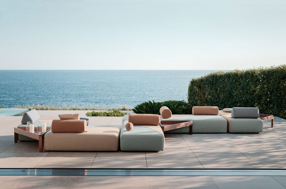 BRIXX backrest triangle 664/twist dark turquise