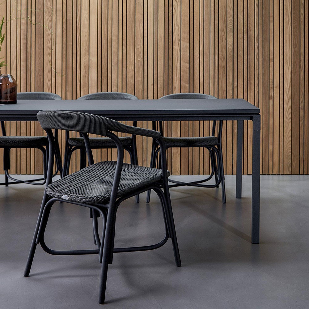 Noble Armchair Black Rattan