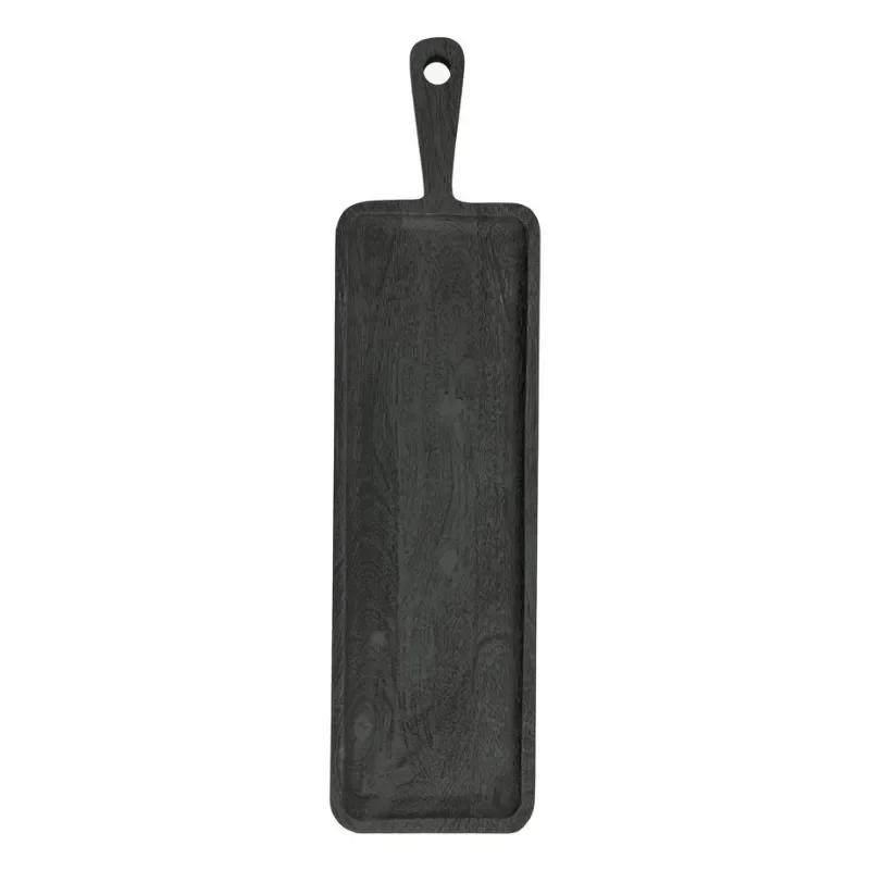 Plancha large 74x20x4 cm wood black
