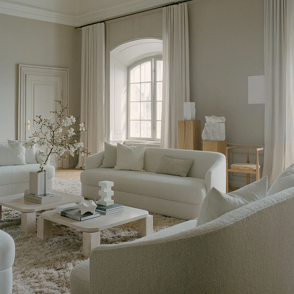 Sofa Covent Deep (3-Seater) Hemp