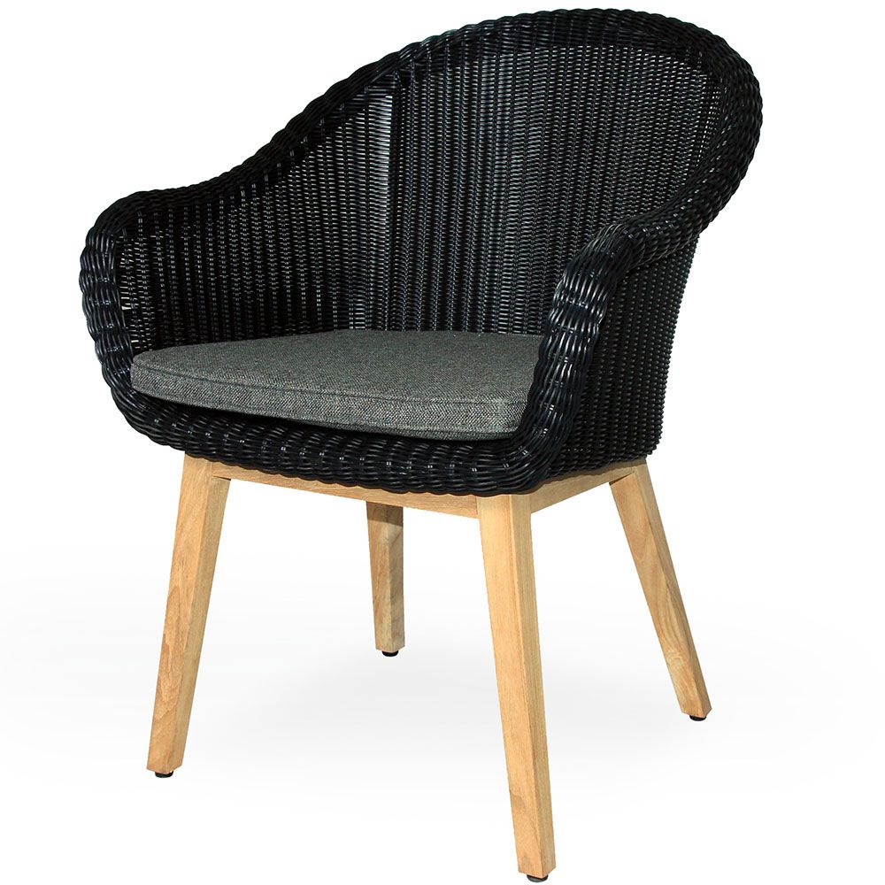 Beverly armchair black/grey