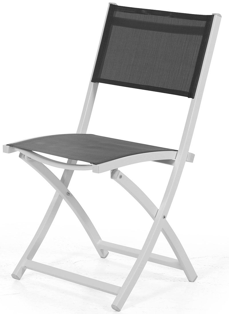 Leone Folding Chair White/Grey