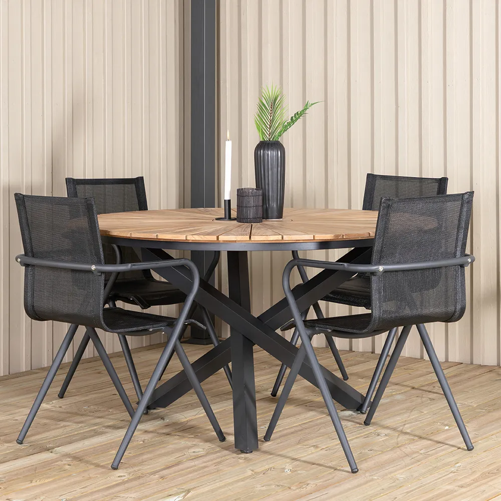 Alina Dining Chair Black 2-pack