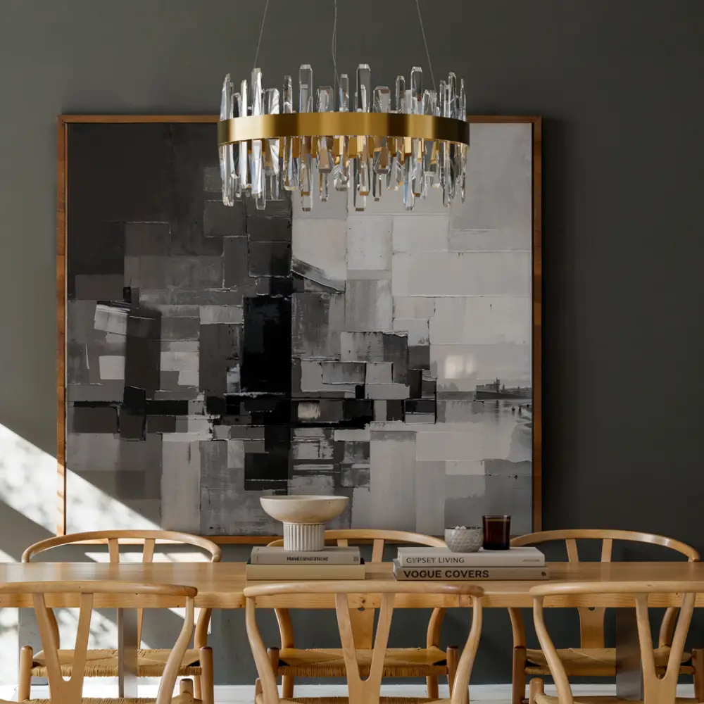  Triumph Ceiling lamp Ø60cm brass/clear