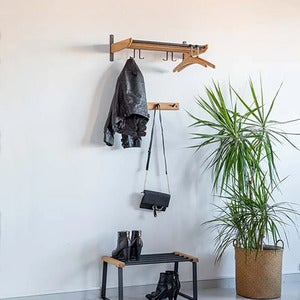 Cora Hat rack 59 cm Lacquered Oak