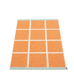 Woven Rug Criss Pop Pale Orange