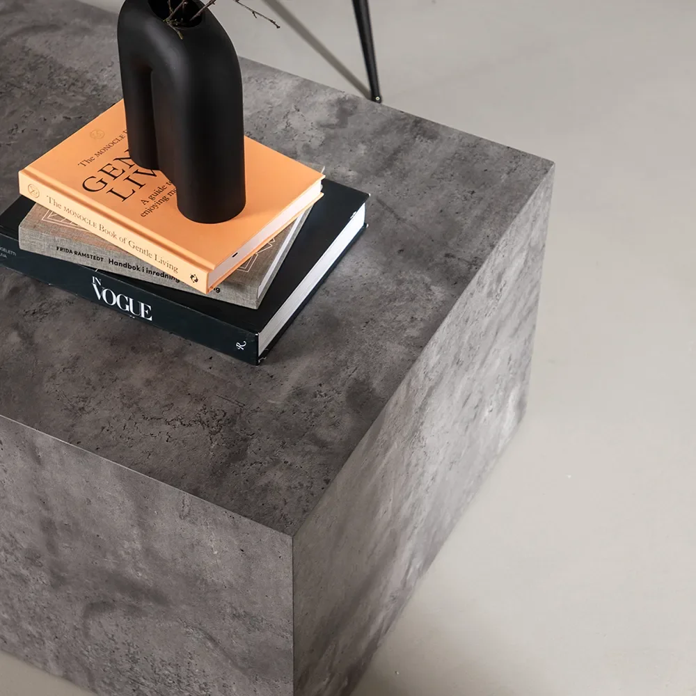 York Coffee Table 60x80 cm Grey