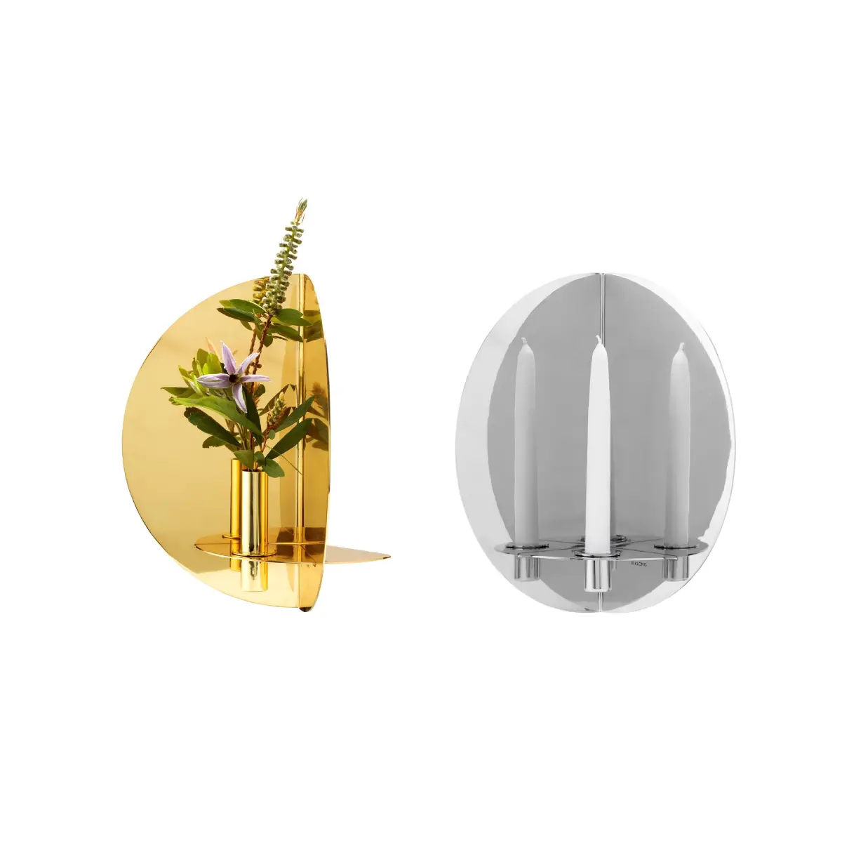 Twilight wall sconce stainless steel
