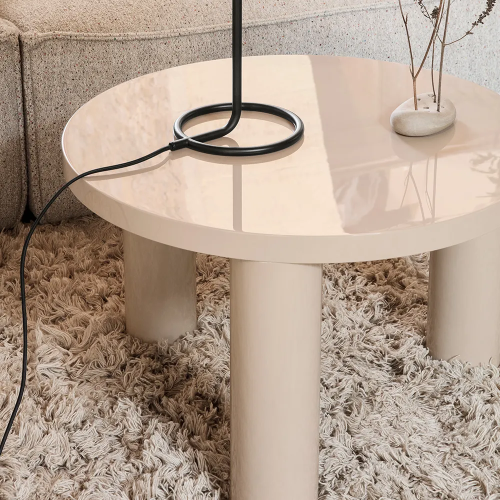 Post Coffee table Ø65 cm - Cashmere