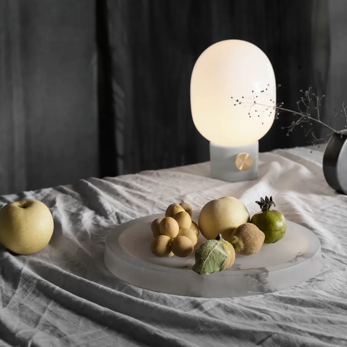 JWDA Table Lamp Concrete Light Grey Small