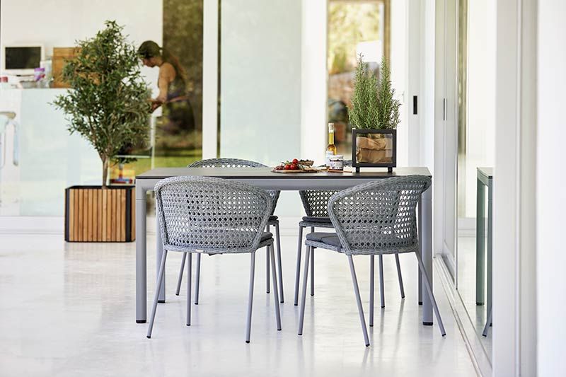 Lean Stackable chair Grey