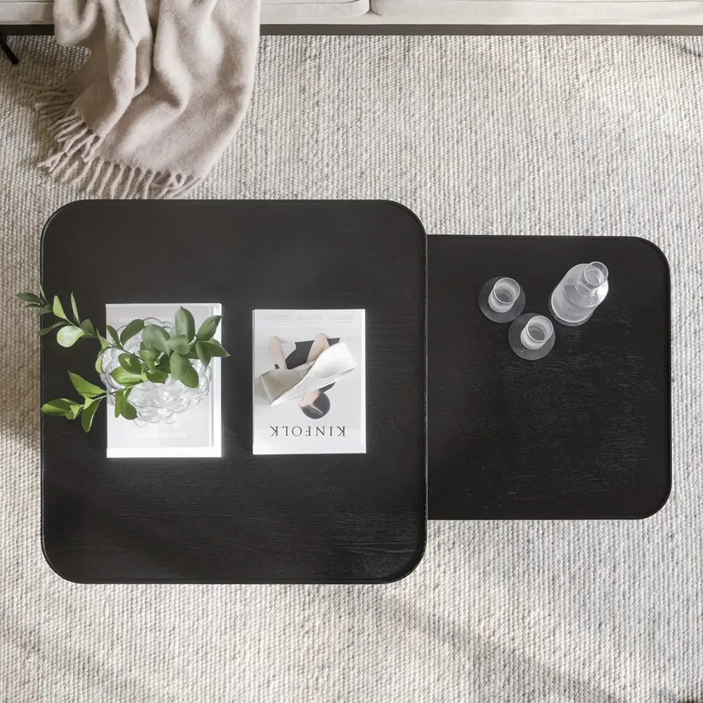 Sullivan coffee table 60x60 cm black