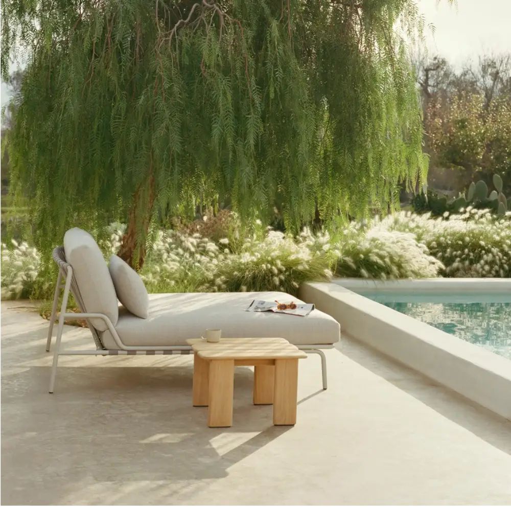 Coffee Table Teak 55x55 Assemble