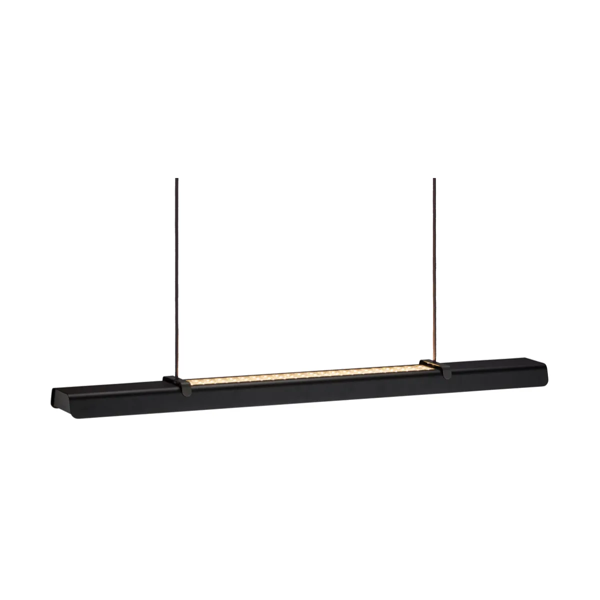 Fold office G2 ceiling pendant metal textured black