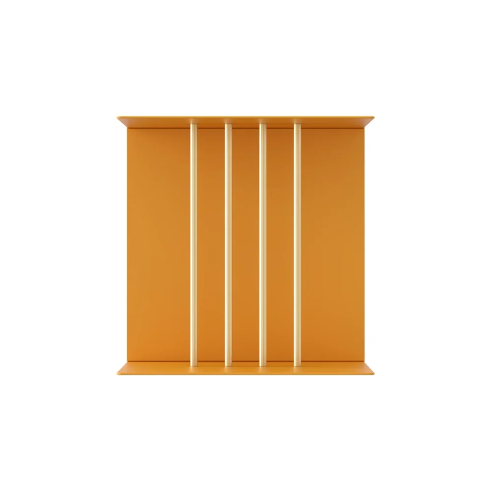 Teaser Shelf Saffron Yellow