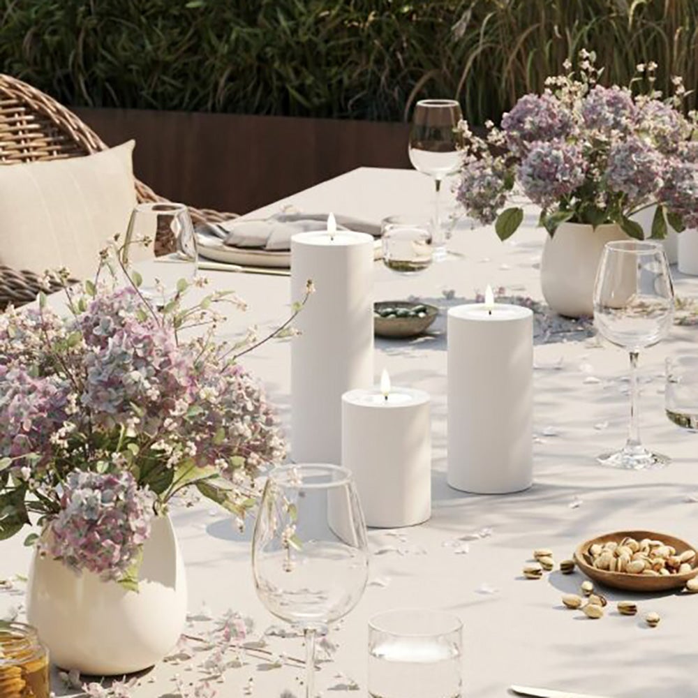  LED block light outdoor 7.5x15 cm white