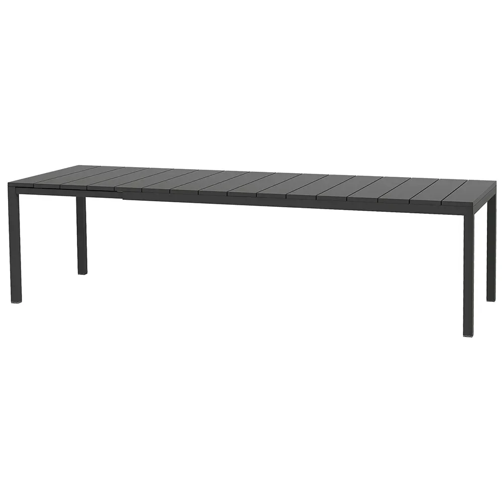 Rio Dining table 210/280x100cm Anthracite