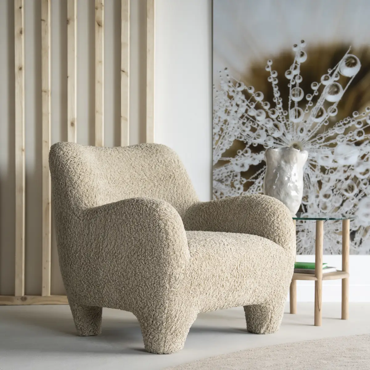 Shaun Armchair - taupe Sheep