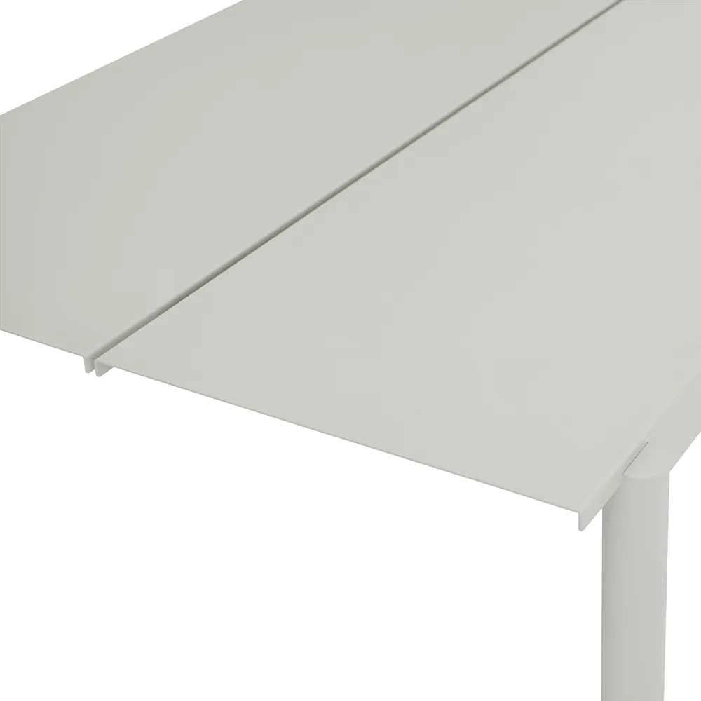 Linear Steel Dining table 220x90 cm Grey 