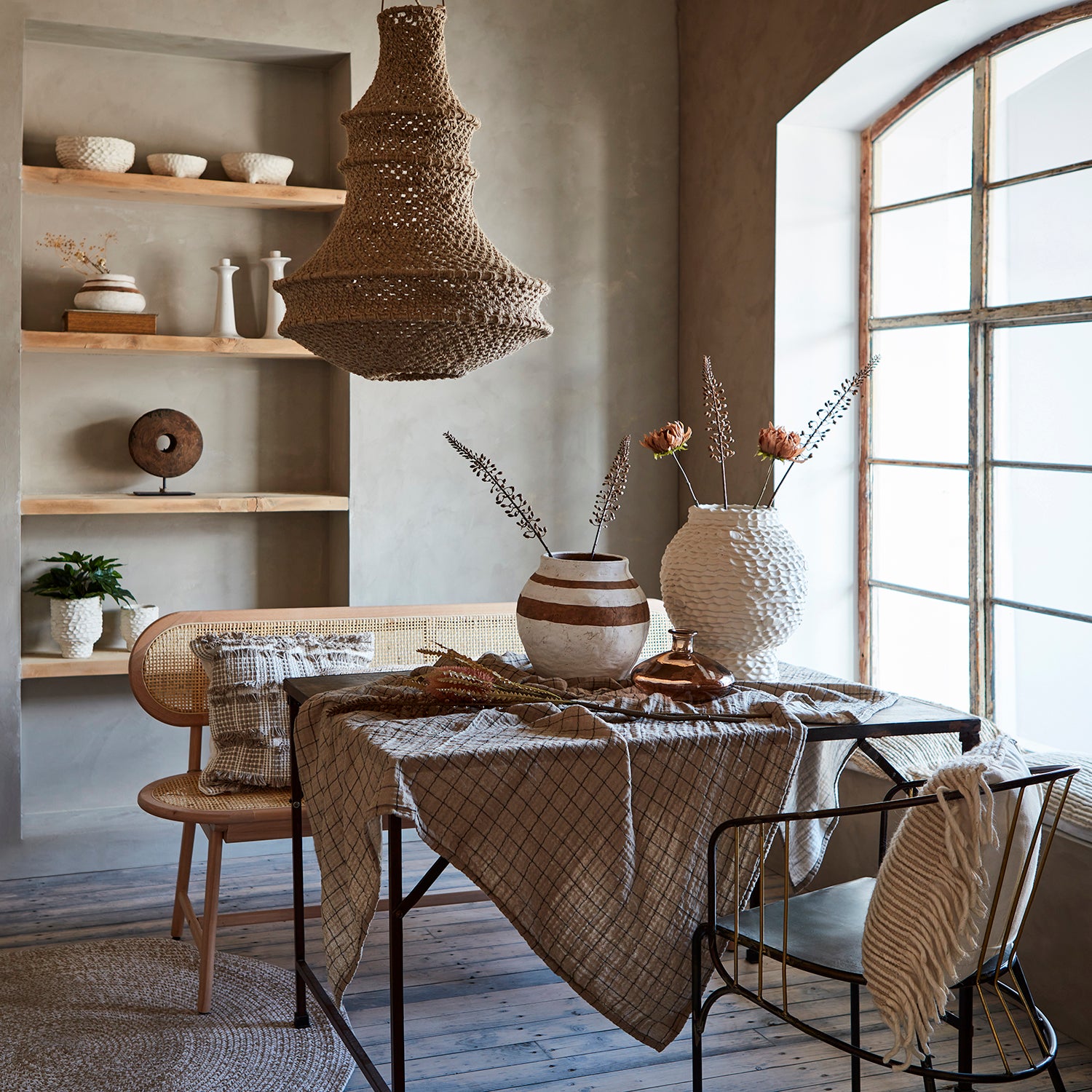  NEST lampshade natural Ø50cm H65 cm